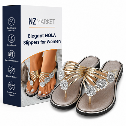 Elegant NOLA Slippers for Women - Comfort with a Touch of Style
