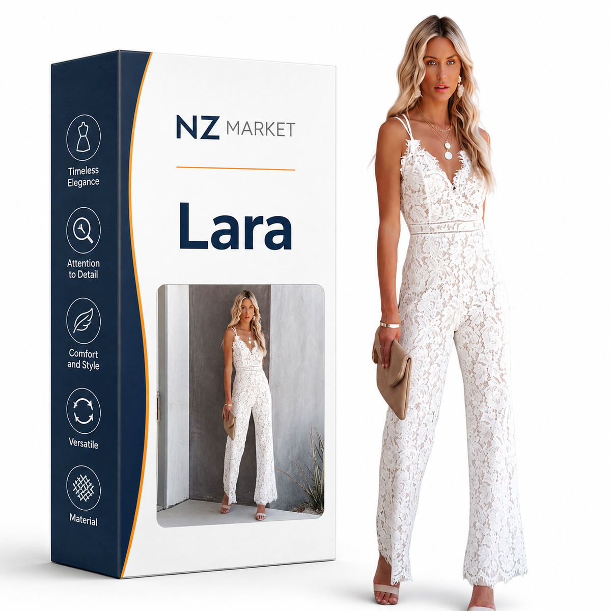 Lara - Elegant Lace Jumpsuit