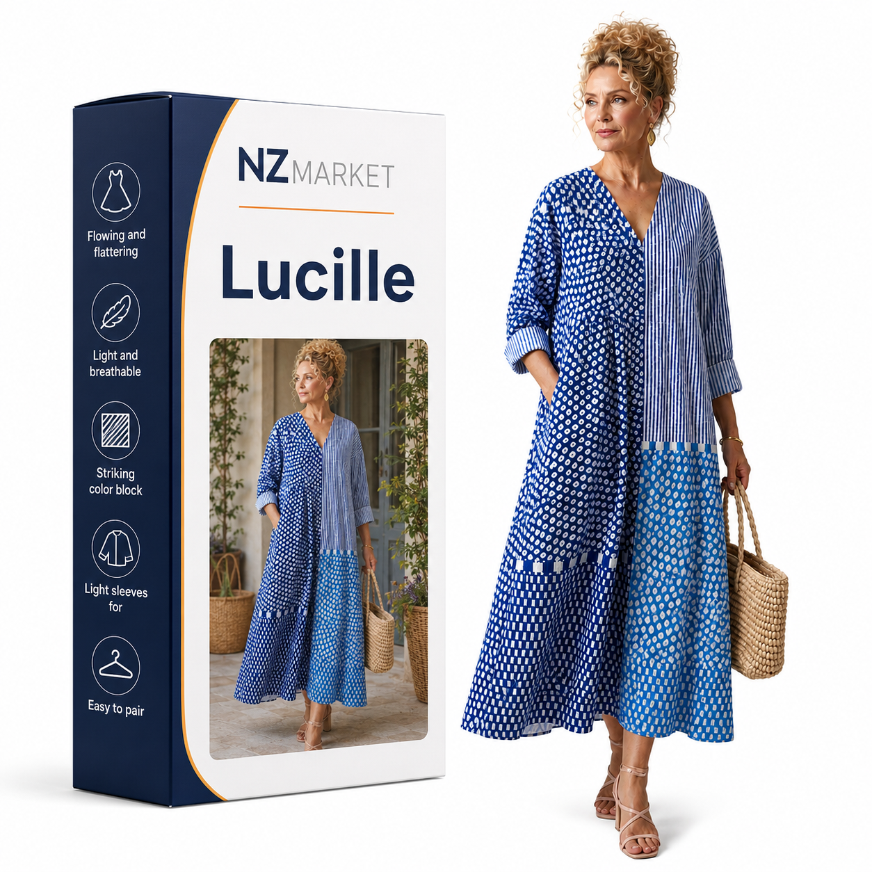 Lucille - Women's Vibrating and Comfortable Dress
