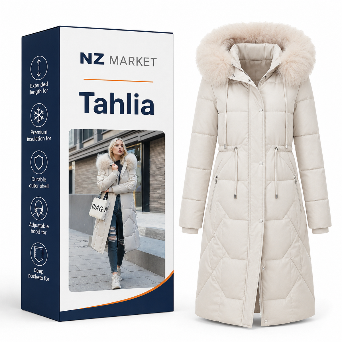 Tahlia - Extended Warm Winter Coat
