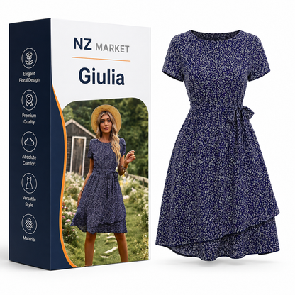 Giulia - Comfortable Floral Dress