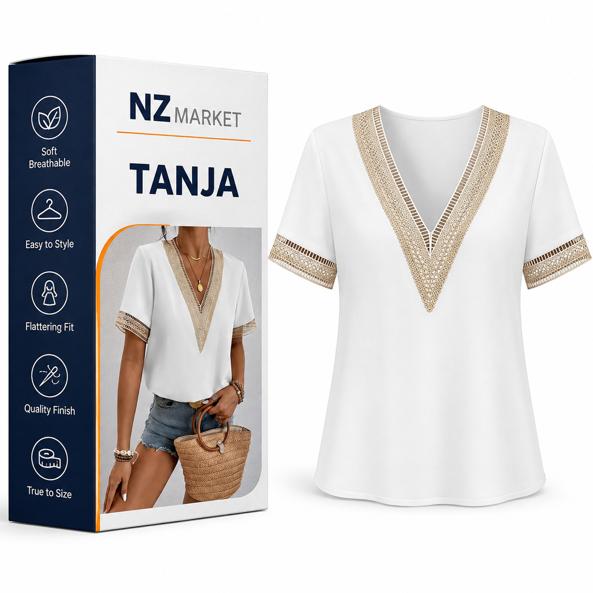 TANJA - Chic Women's T-Shirt for Effortless Style
