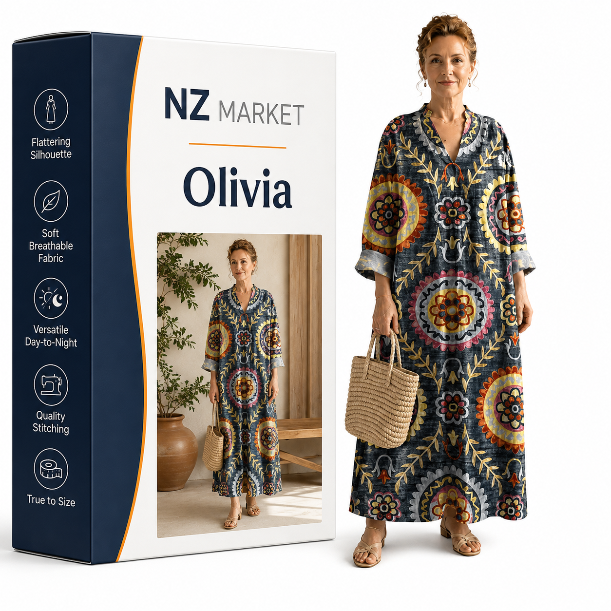 Olivia - Light Vintage Dress
