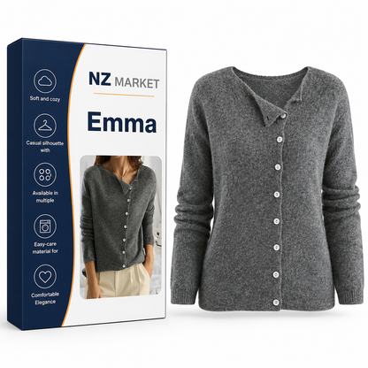 Emma - Casual Button Sweater