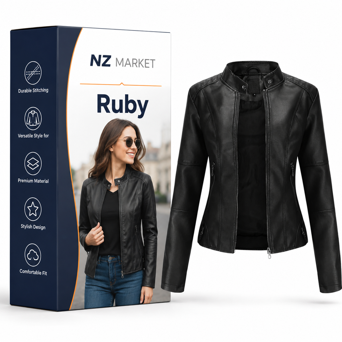 Ruby - Unique Leather Jacket