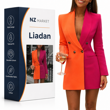 Liadan - Elegant Duster Dress with Two Colours