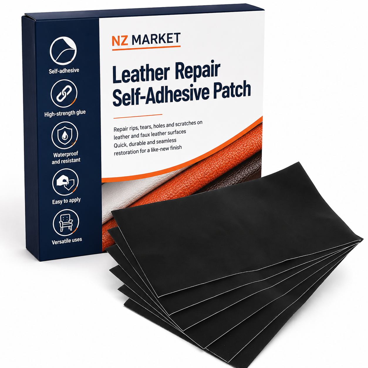 Leather Repair Self-Adhesive Patch
