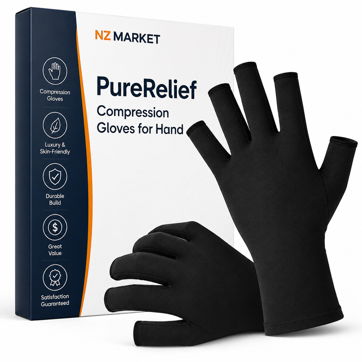PureRelief Compression Gloves for Hands