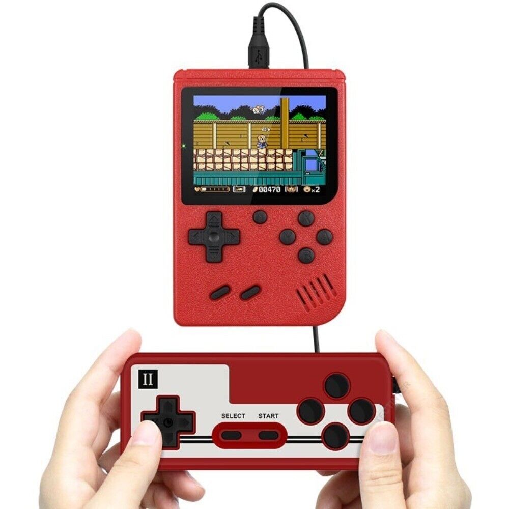 RetroRush Mini Console – 400 Classic Games