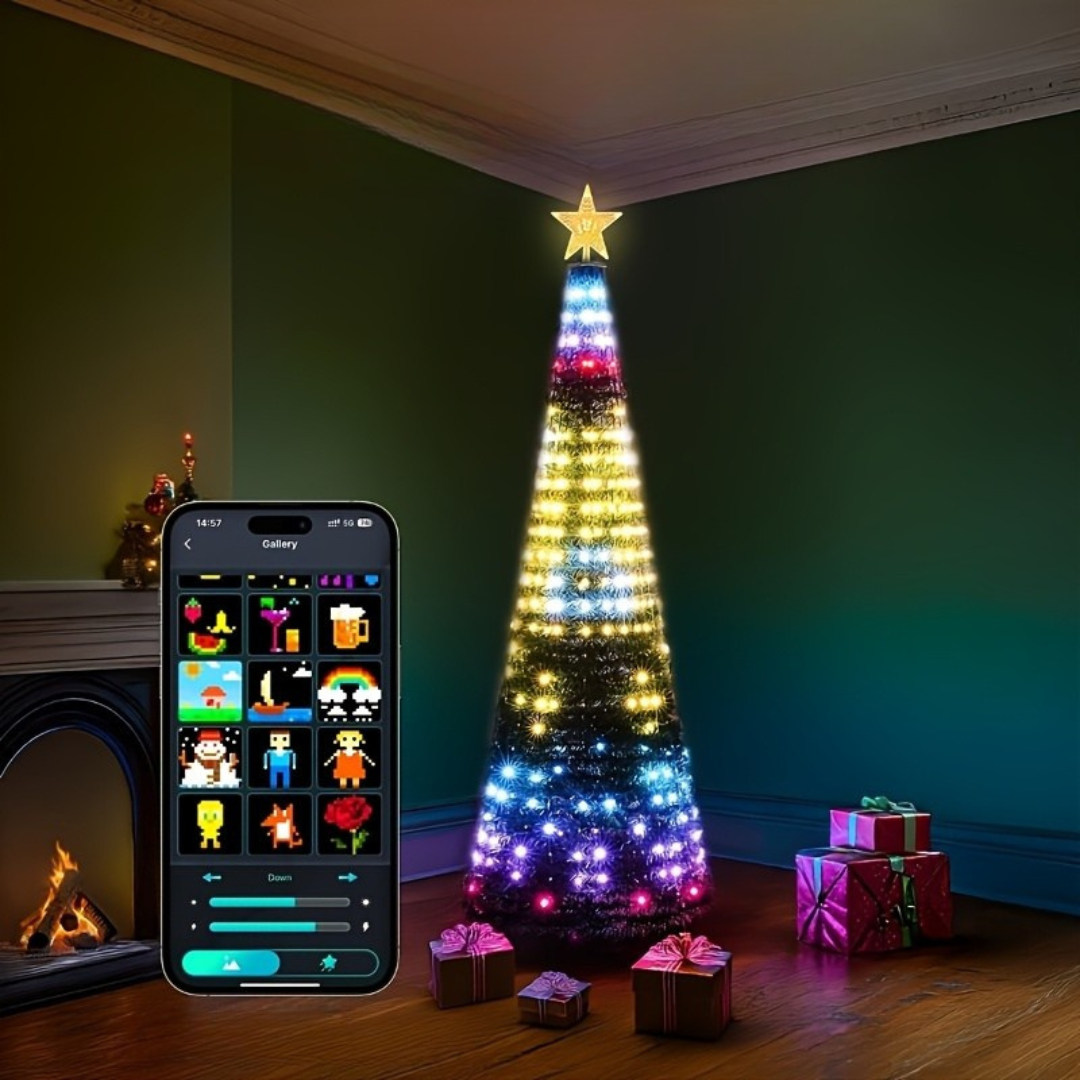 Nzmarket Pre-Lit LED Christmas Tree – 1.5m, 1.8m & 2.1m, Indoor & Outdoor