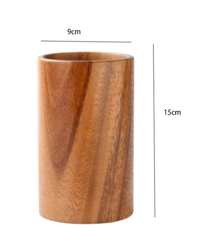 Nzmarket Natural Wood Kitchen & Tableware Set – Non-Scratch, Easy-Clean