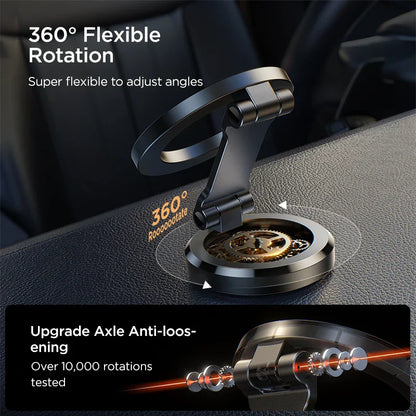 AutoGrip Car Phone Holder - Magnetic, 360° Rotation Design