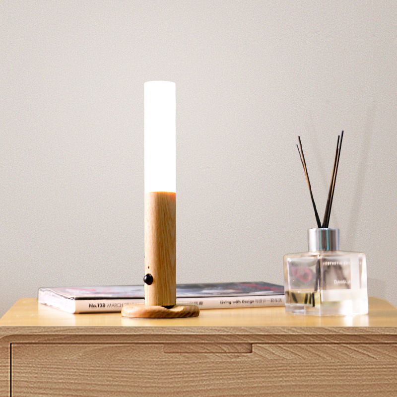 Nzmarket™ Wooden Motion Sensor LED Wall Light – Auto PIR On/Off