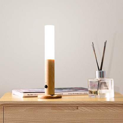 Nzmarket™ Wooden Motion Sensor LED Wall Light – Auto PIR On/Off