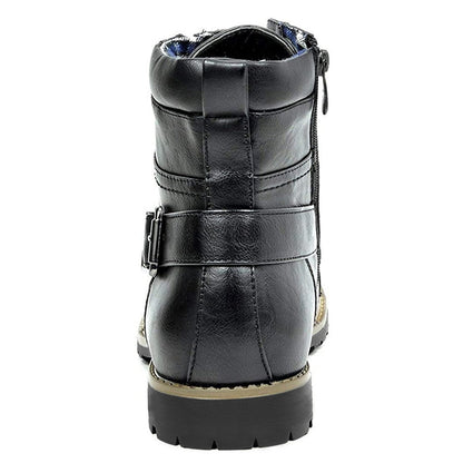 Stylish Genuine Leather Motorcycle Boots - Rhion