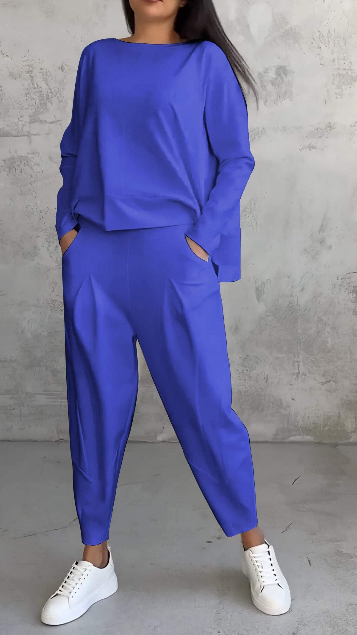 Daria - Comfortable Complete Set with Crew Neck
