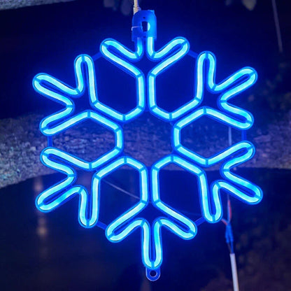 Nzmarket Outdoor LED Snowflake Christmas Stake Lights – 6 Colour Options