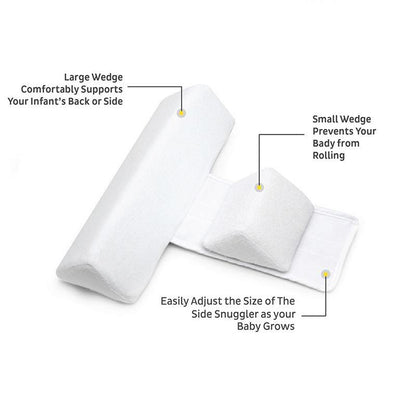 Nzmarket Anti Roll Adjustable Baby Pillow - SaferSleeper