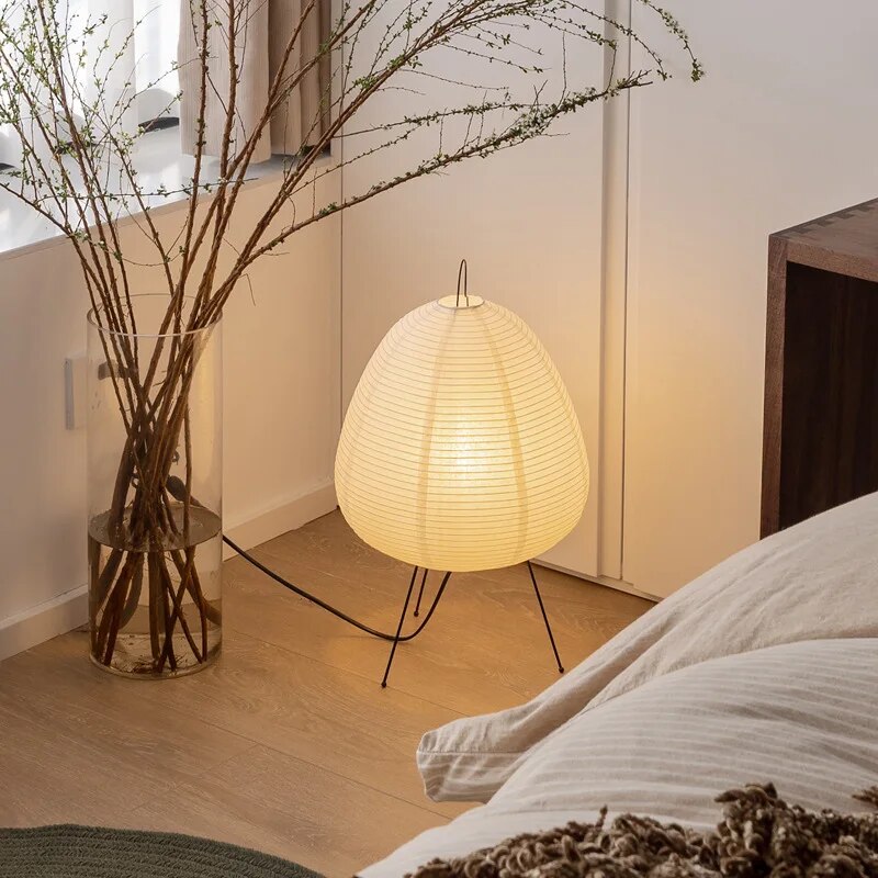 Nzmarket Shizuka Japanese Rice Paper Pendant Lamp – Soft Warm Glow