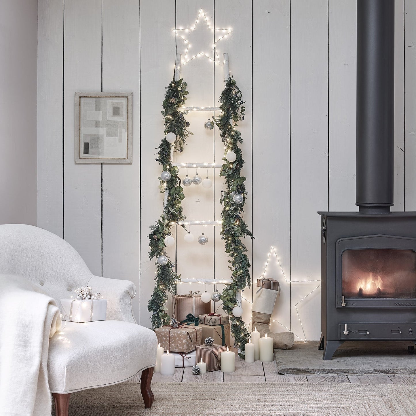Nzmarket LED Star Light Christmas Ornament – Scandinavian-Inspired Warm Glow