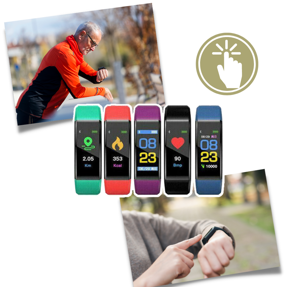 AgeWell Senior Smartwatch – Wellness & Safety Tracker