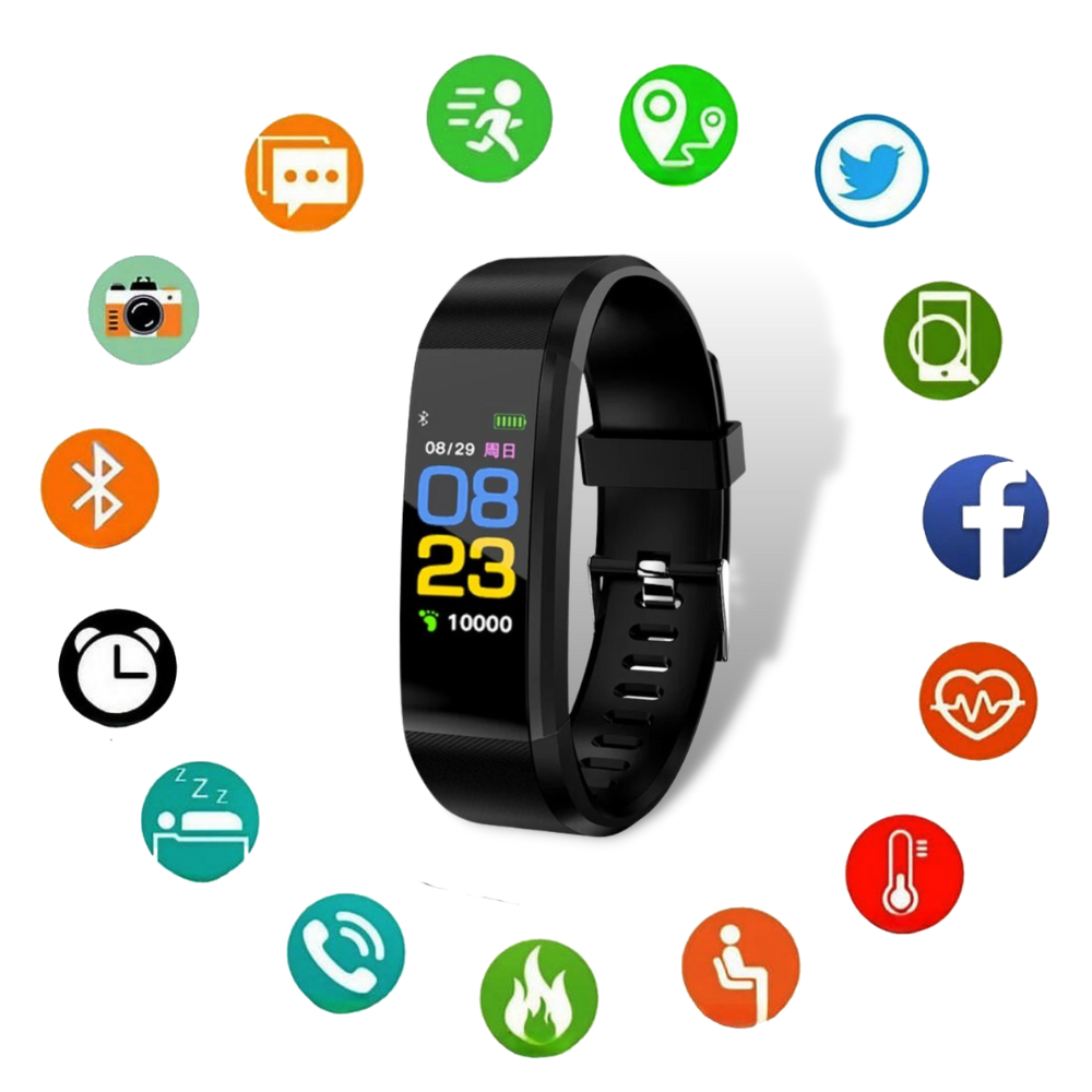 AgeWell Senior Smartwatch – Wellness & Safety Tracker