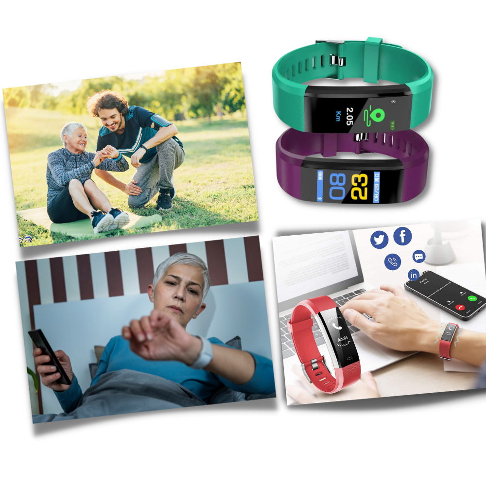 AgeWell Senior Smartwatch – Wellness & Safety Tracker