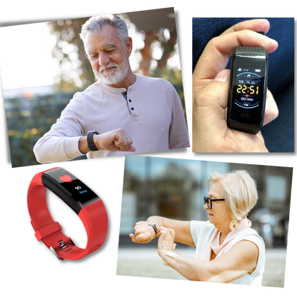 AgeWell Senior Smartwatch – Wellness & Safety Tracker