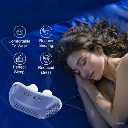 Nzmarket Portable Micro CPAP Silent Sleep Aid – Anti-Snoring, Compact