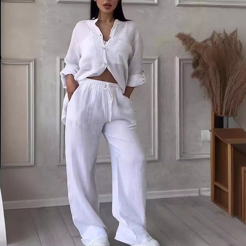 Alba - Luxury Cotton and Linen Outfit
