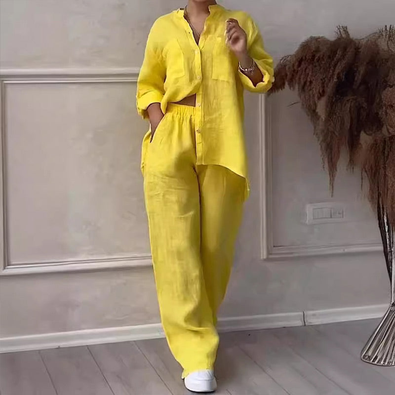 Alba - Luxury Cotton and Linen Outfit