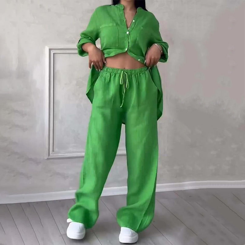 Alba - Luxury Cotton and Linen Outfit