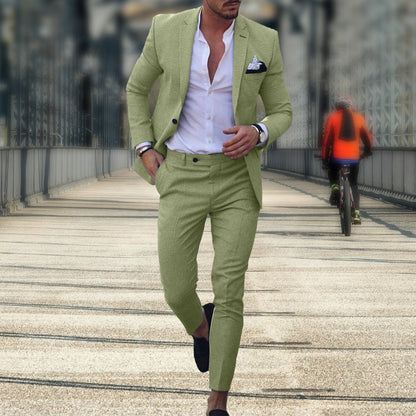 Nzmarket Jasper Tailored Mens Slim Fit Suit – Multiple Colours, Sizes M to 4XL