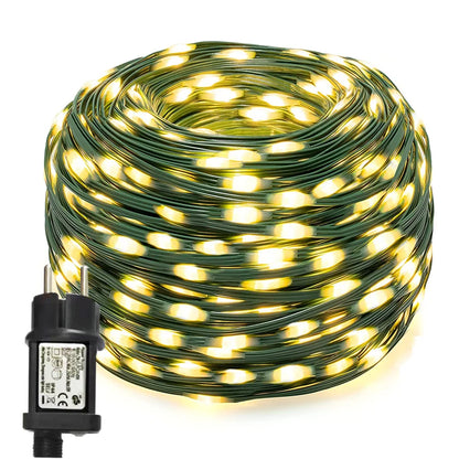 Nzmarket Outdoor Waterproof LED Rope Lights – Up to 100m, Warm & Multicolour