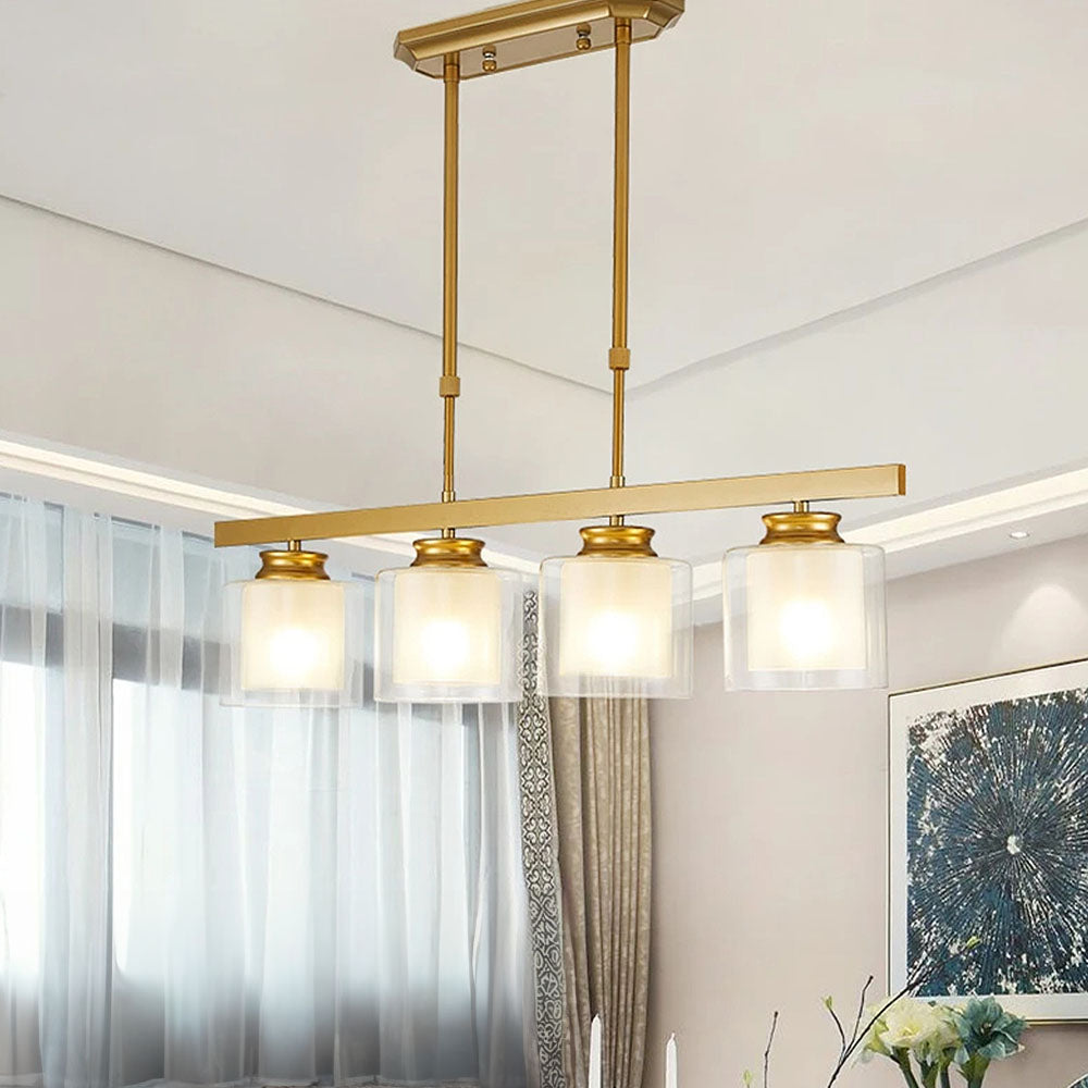 Nzmarket Modern Glass Globe Pendant Ceiling Light – Kitchen Island & Dining