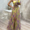 Helen | Elegant Colorful Dress