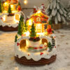 Nzmarket LED Musical Snow Globe Christmas Ornament – Animated Festive Keepsake