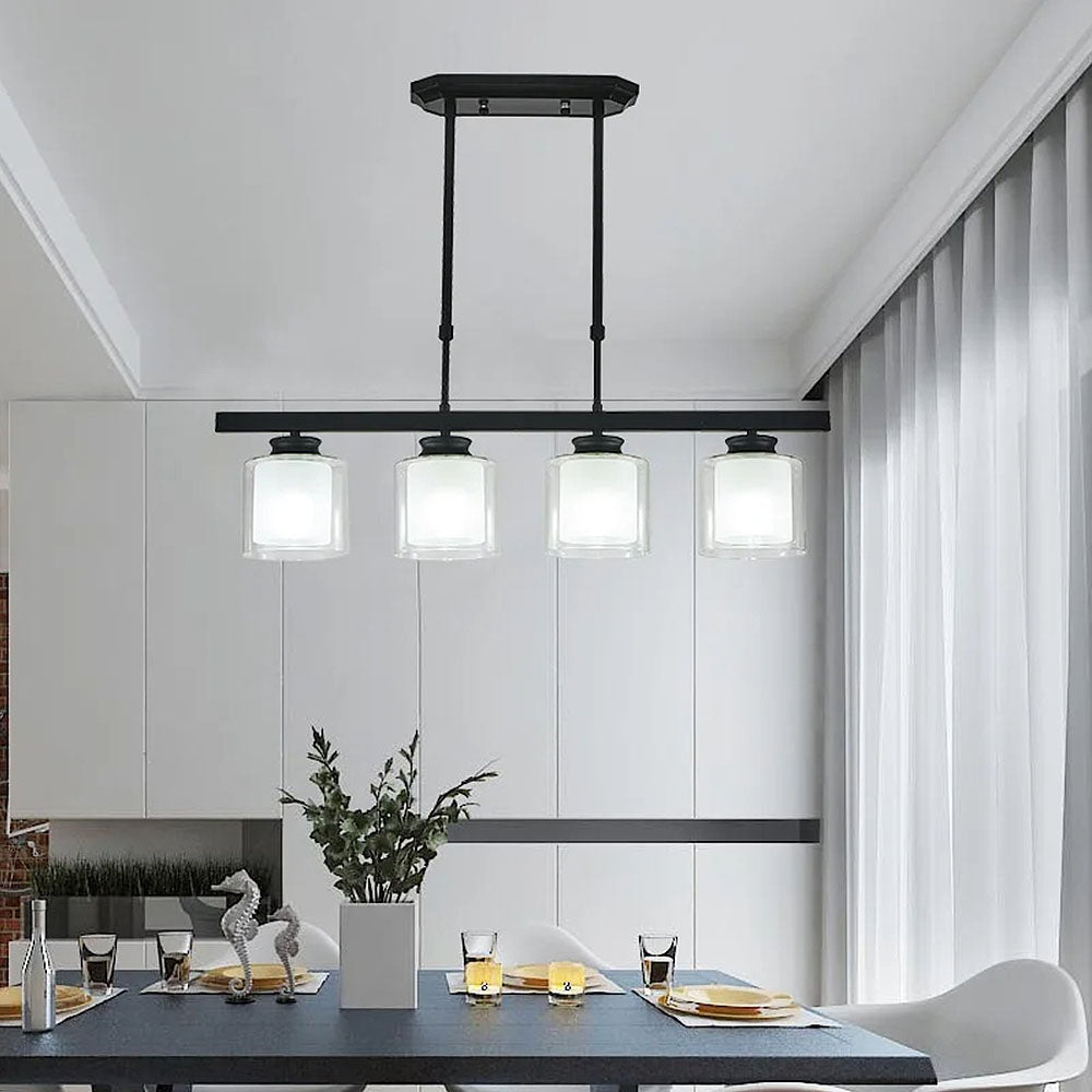 Nzmarket Modern Glass Globe Pendant Ceiling Light – Kitchen Island & Dining