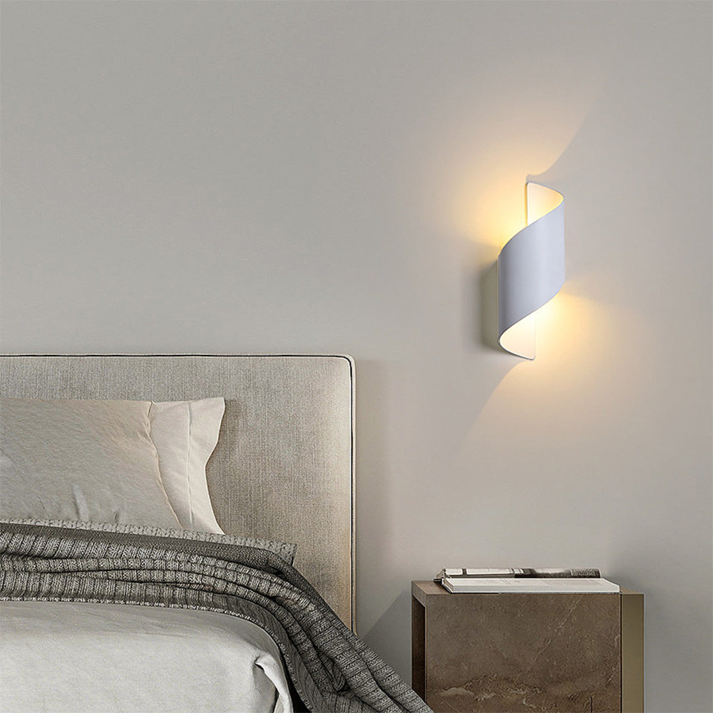 Nzmarket Minimalist Aluminium LED Wall Light – Warm White, Flush Mount