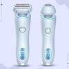 Nzmarket Portable Waterproof Electric Razor – Wet & Dry, Pink & Blue
