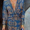 Dineke | Elegant dress with floral print