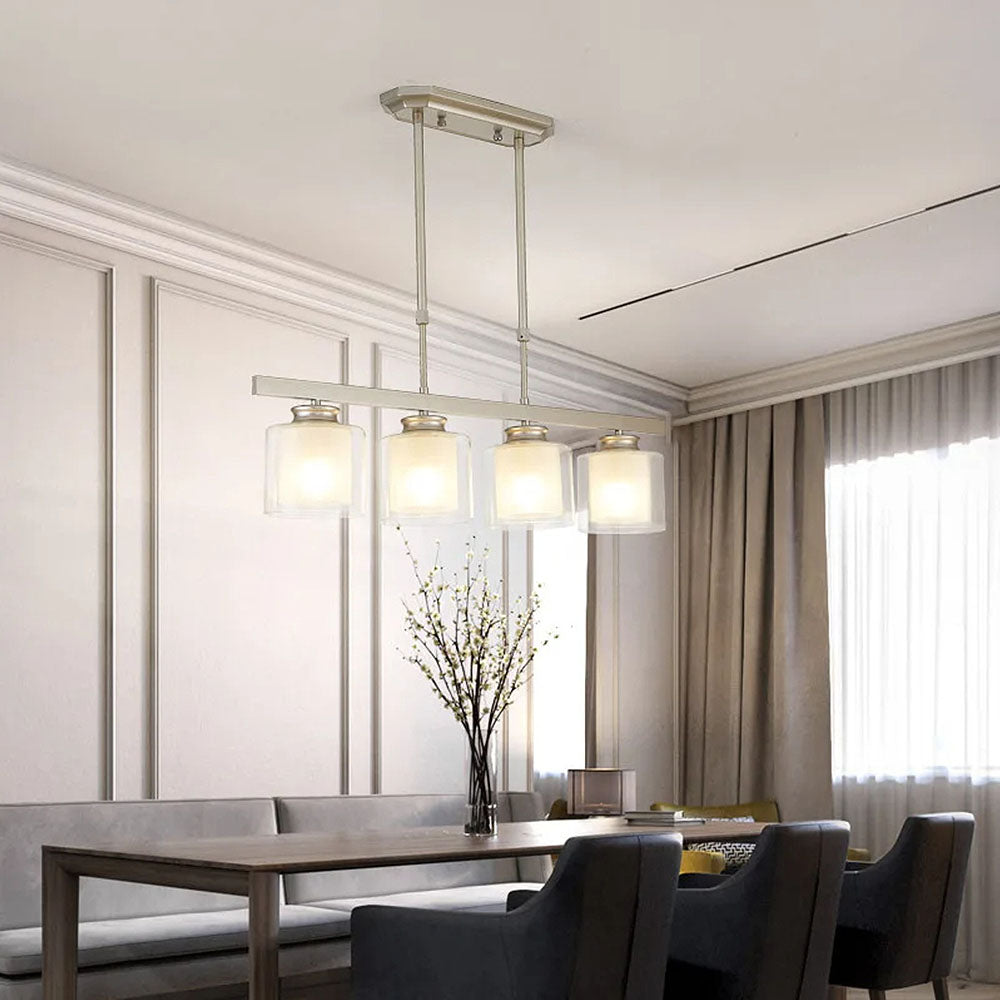 Nzmarket Modern Glass Globe Pendant Ceiling Light – Kitchen Island & Dining