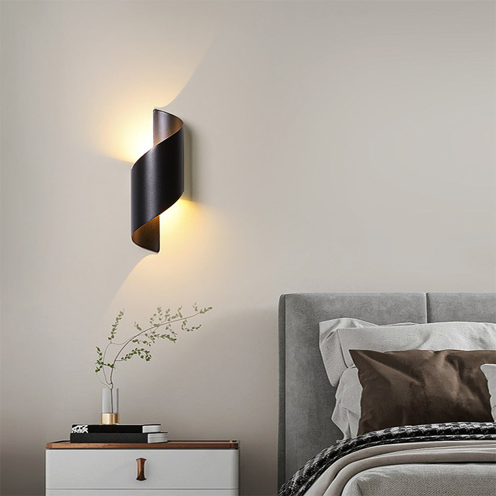 Nzmarket Minimalist Aluminium LED Wall Light – Warm White, Flush Mount