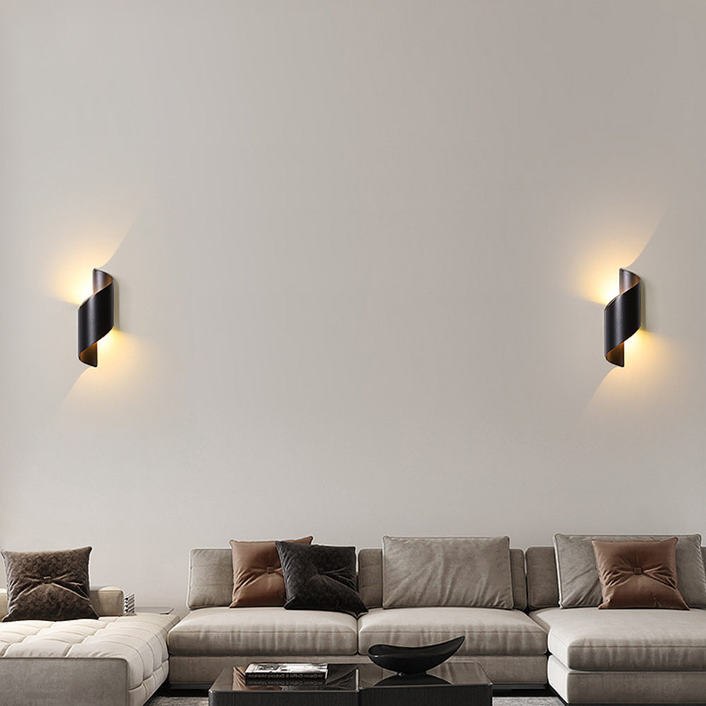 Nzmarket Minimalist Aluminium LED Wall Light – Warm White, Flush Mount