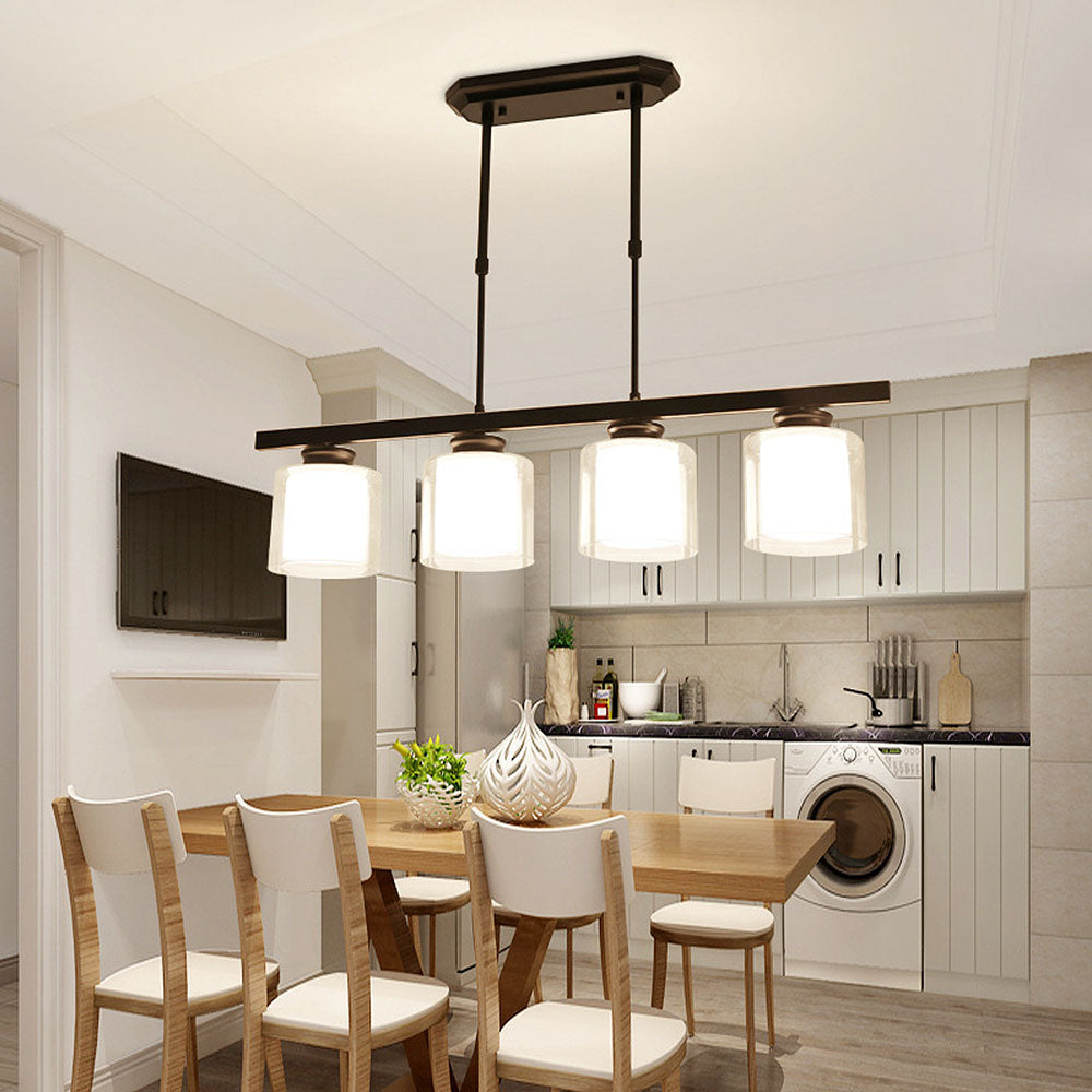 Nzmarket Modern Glass Globe Pendant Ceiling Light – Kitchen Island & Dining