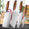 Nzmarket Japanese Damascus Kitchen Knife Set – 4, 6, 7 & 8-Piece