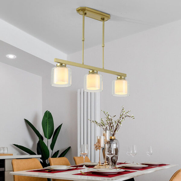 Nzmarket Modern Glass Globe Pendant Ceiling Light – Kitchen Island & Dining
