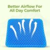 Honeycomb Gel Seat Cushion – Super Comfortable