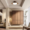 Nzmarket Vintage Acrylic Flush Mount Ceiling Light – 3-Colour Switch