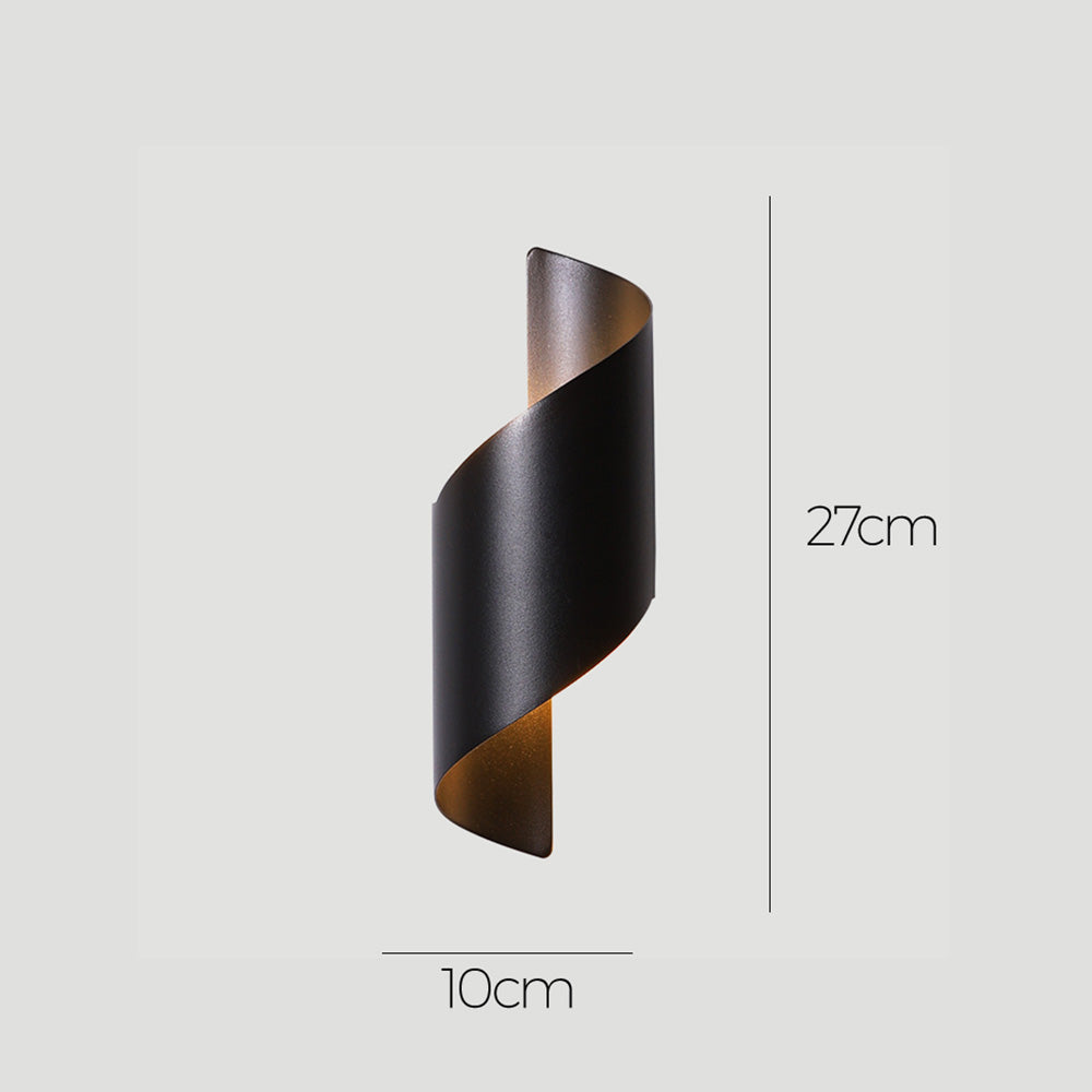 Nzmarket Minimalist Aluminium LED Wall Light – Warm White, Flush Mount